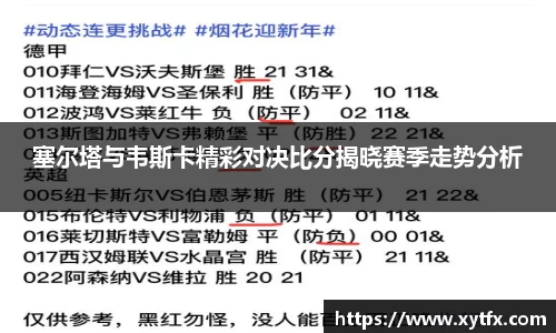 塞尔塔与韦斯卡精彩对决比分揭晓赛季走势分析